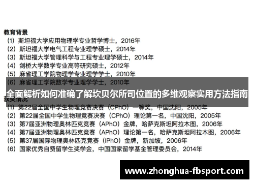 全面解析如何准确了解坎贝尔所司位置的多维观察实用方法指南